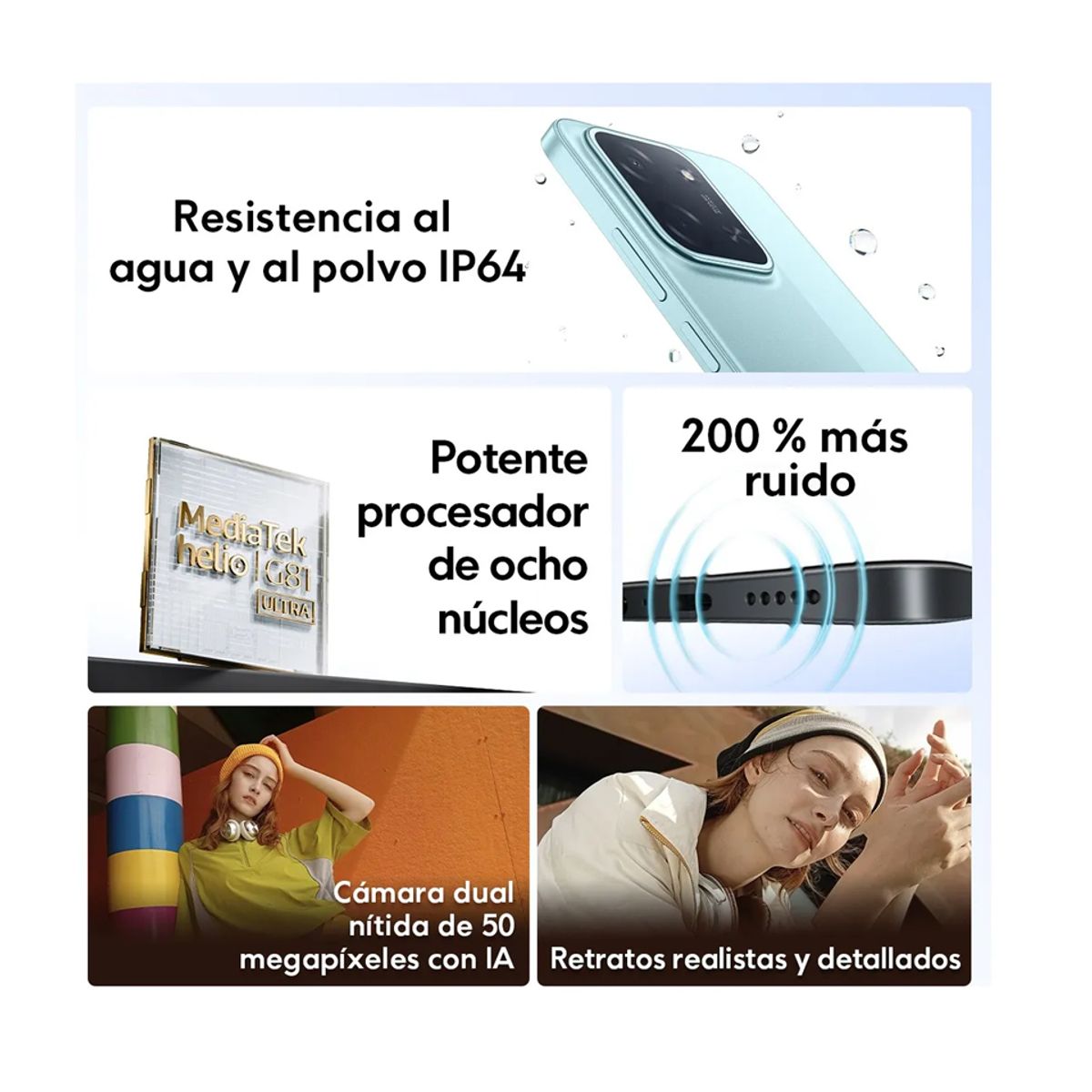 XIAOMI - Smartphone POCO C85 6GB 128GB Púrpura 25078PC3EG