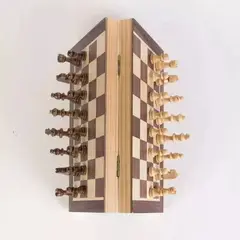 GENERICO - Tablero De Ajedrez Madera 40x40cm Magnético