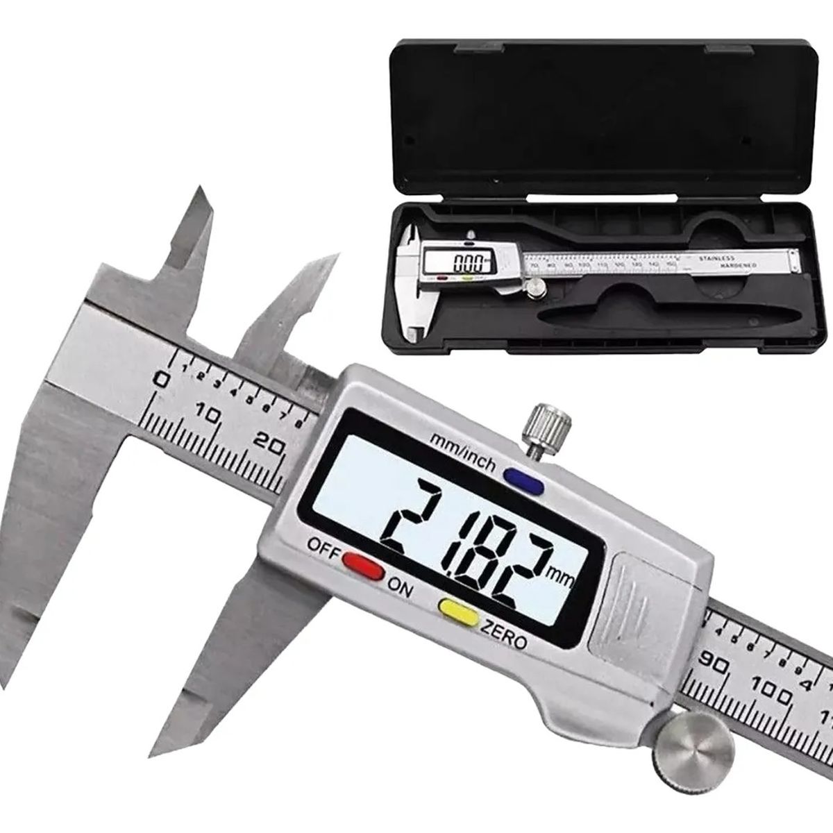 GENERICO - Pie De Metro Digital Profesional 0-150mm Con Estuche