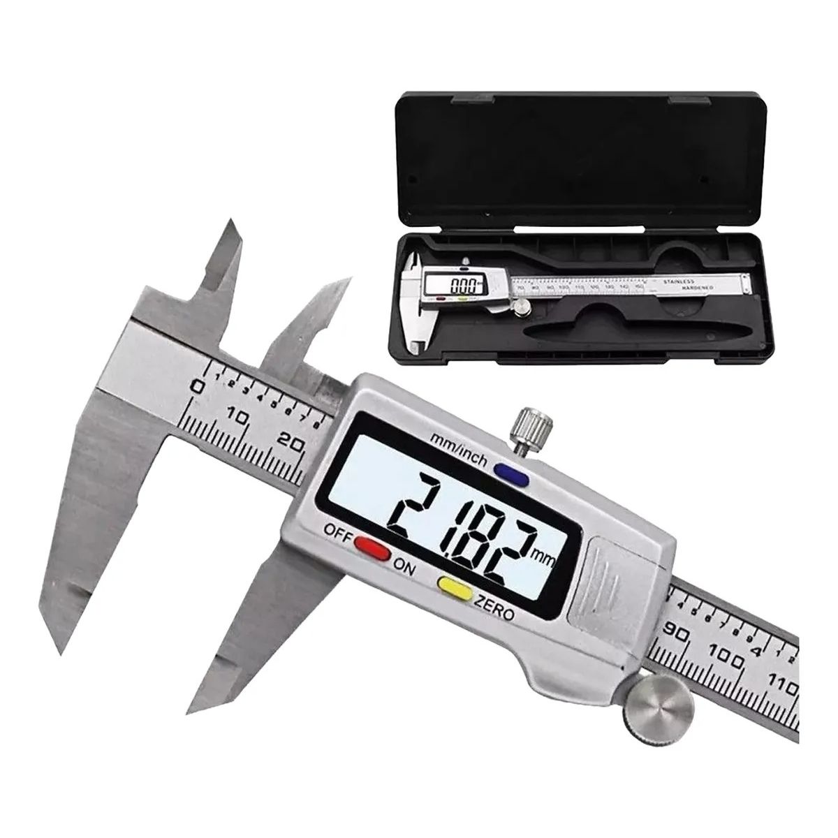 GENERICO - Pie De Metro Digital Profesional 0-150mm Con Estuche