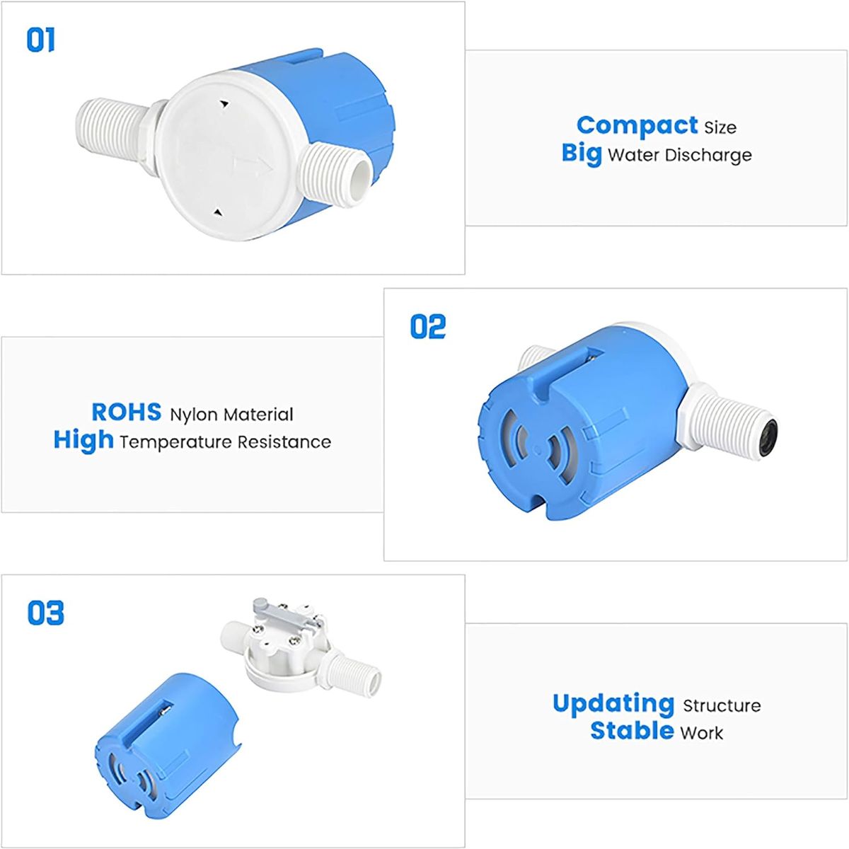 ATURE - Válvula De Control De Nivel De Agua Totalmente Automática