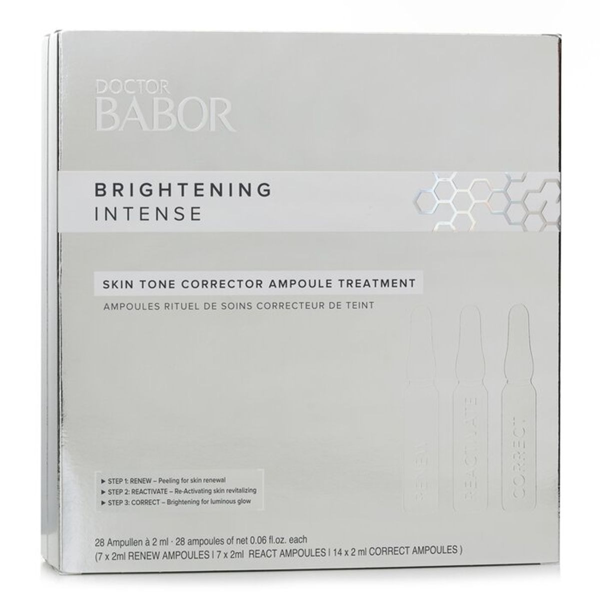 BABOR - Tratamiento en Ampollas Corrector Intenso del Tono de Piel Iluminador 28x2ml  Doctor Babor
