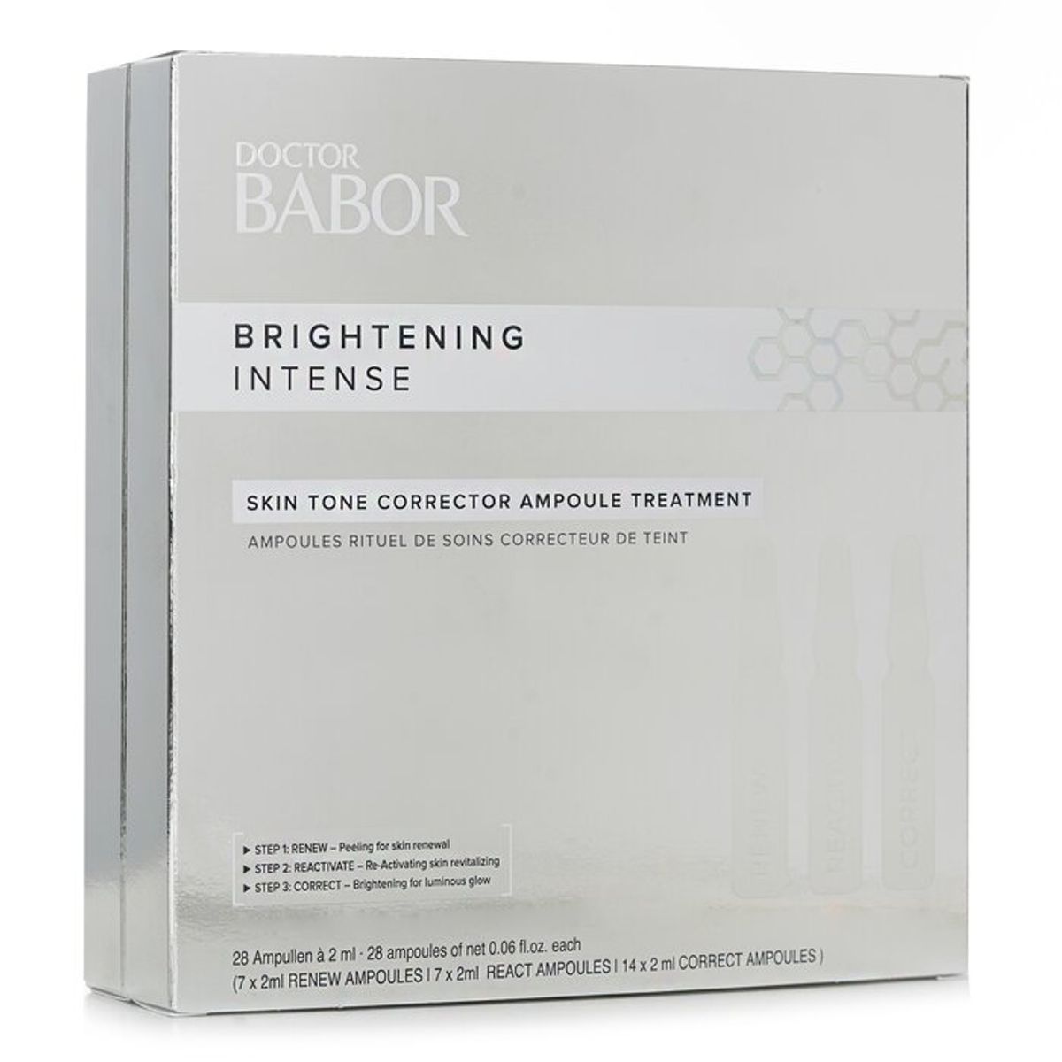 BABOR - Tratamiento en Ampollas Corrector Intenso del Tono de Piel Iluminador 28x2ml  Doctor Babor