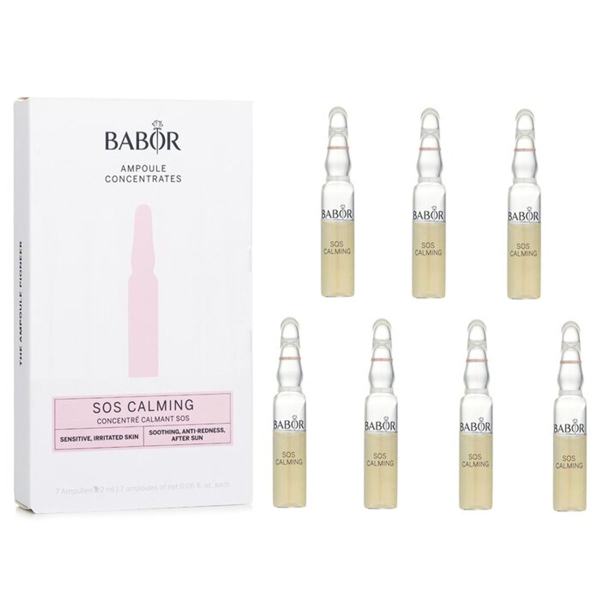 BABOR - Ampollas Concentradas Sos Calmantes Sensible Irritada 7x2 Ml Babor