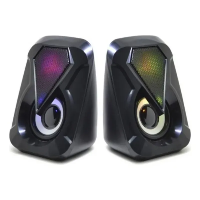 GENERICO - Parlantes Led Rgb Multimedia Para Pc Gamer Speaker