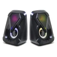 GENERICO - Parlantes Led Rgb Multimedia Para Pc Gamer Speaker