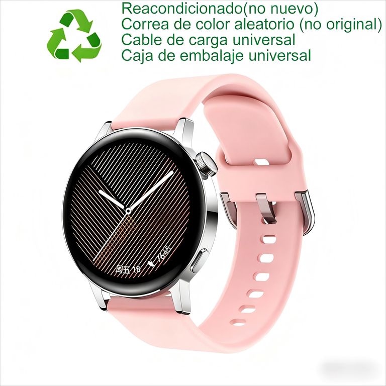 GT 3 42mm Bluetooth Plata Reacondicionado(Semi Nuevo)