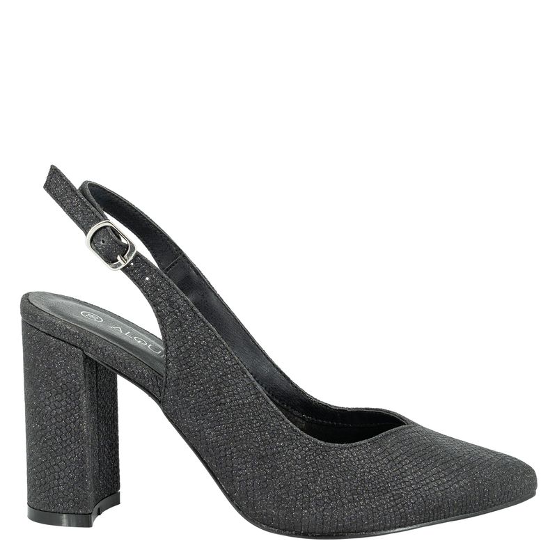 ALQUIMIA - Zapato Mujer Negro Shine Alquimia