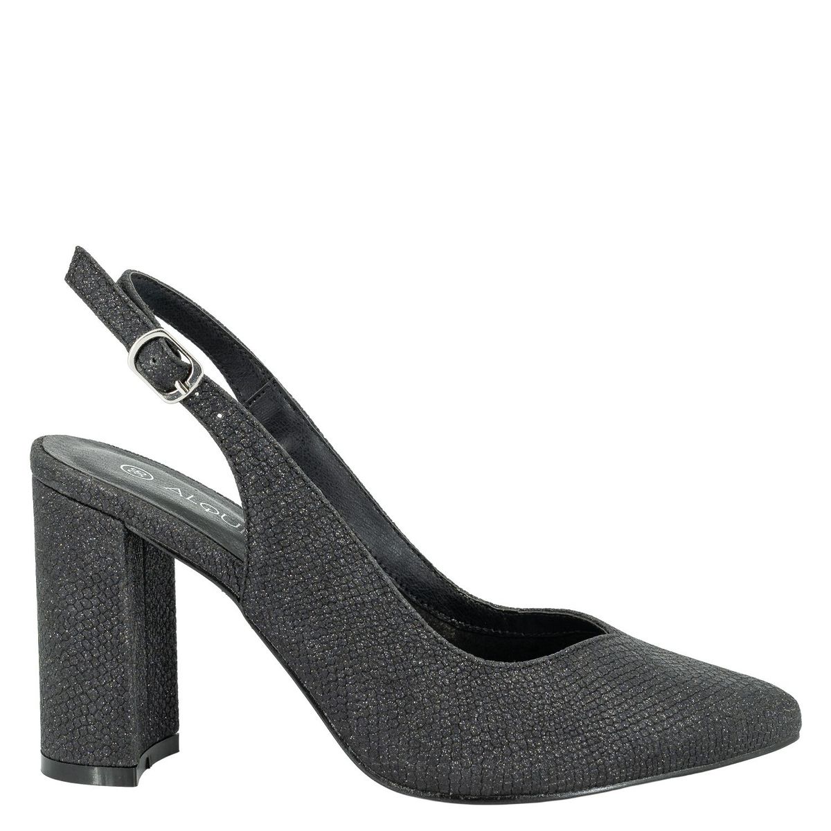 ALQUIMIA - Zapato Mujer Negro Shine Alquimia