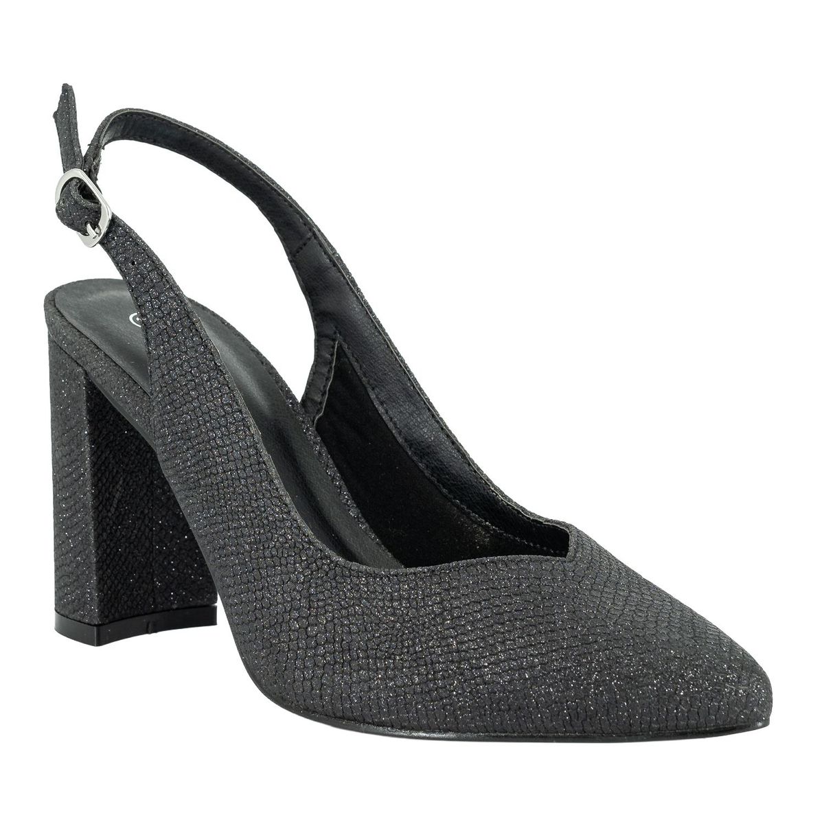 ALQUIMIA - Zapato Mujer Negro Shine Alquimia