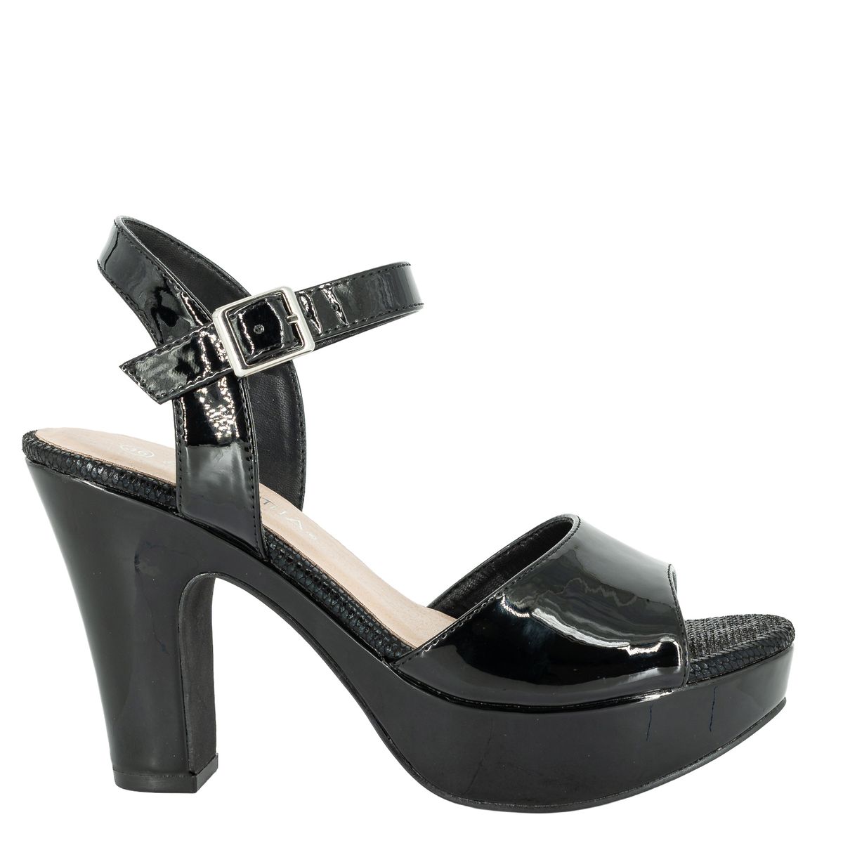 ALQUIMIA - Sandalia Plataforma Mujer Negro Itai Alquimia