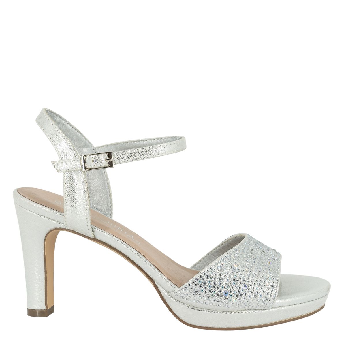 ALQUIMIA - Sandalia de Vestir Mujer Plateado Aris Alquimia