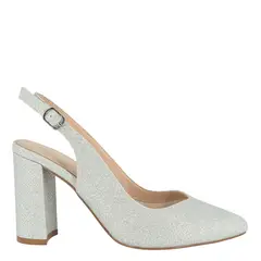 ALQUIMIA - Zapato Mujer Plateado Shine