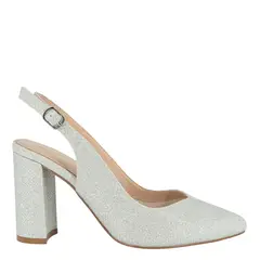 ALQUIMIA - Zapato Mujer Plateado Shine