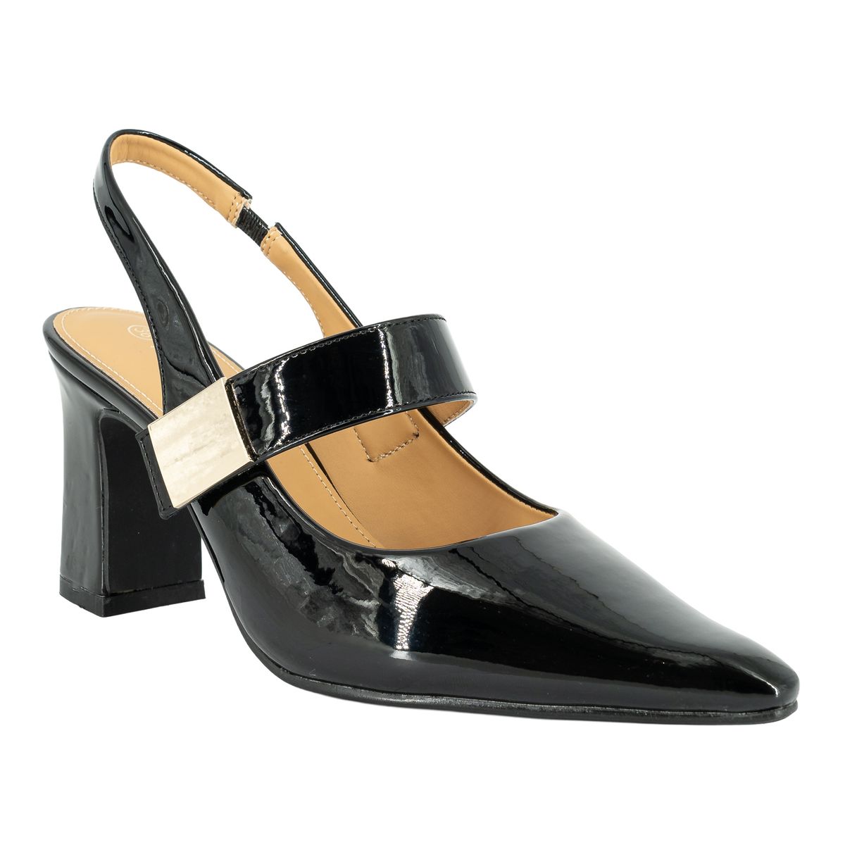 ALQUIMIA - Zapato Mujer Negro Charol Glam Alquimia