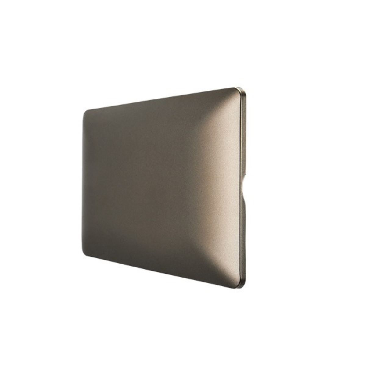 STANFORD - Placa Ciega con Soporte Color Cafe