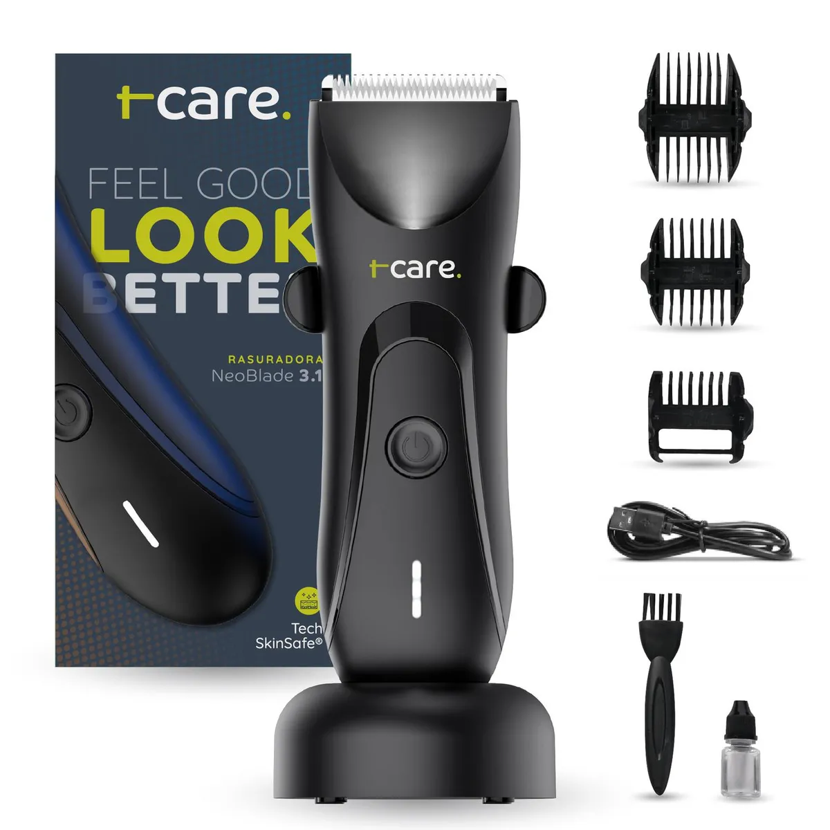 T CARE - Afeitadora Rasuradora Corporal Electrica Inalámbrica NeoBlade 3.1 T-Care