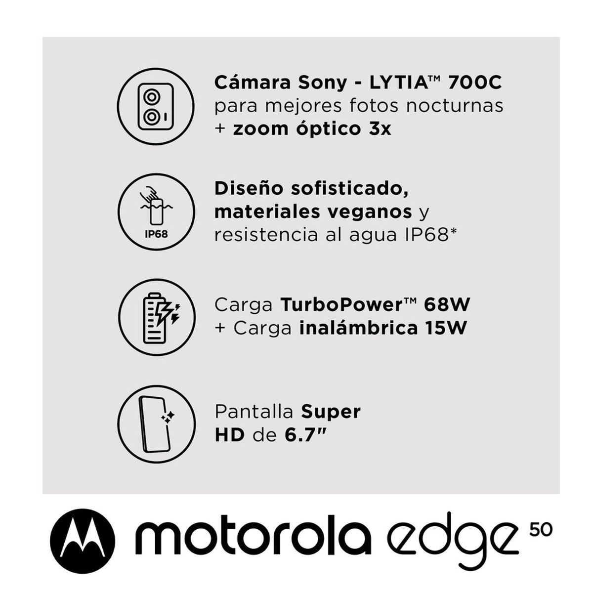 MOTOROLA - Motorola Edge 50 12+256GB
