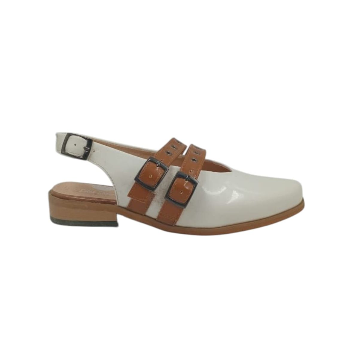 HERIEL - Zapato Blanco Bajo Mujer