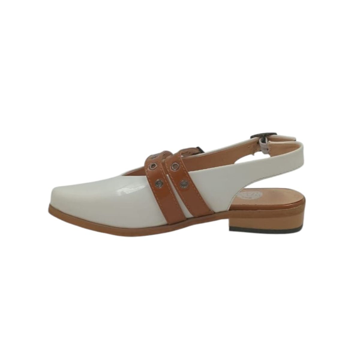 HERIEL - Zapato Blanco Bajo Mujer