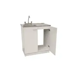 AGM - Kit Lavaplatos 80cm Blanco Derecho