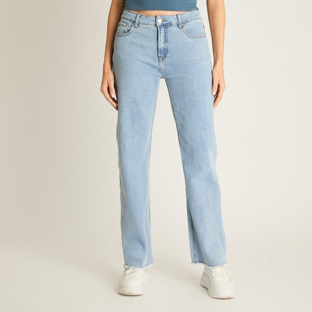 ACUARELA - Jeans Tiro Medio Mujer