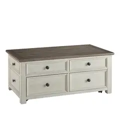 MSA MUEBLES SANTA ANA - Mesa de centro cubierta elevable Bolanburg 4 cajones