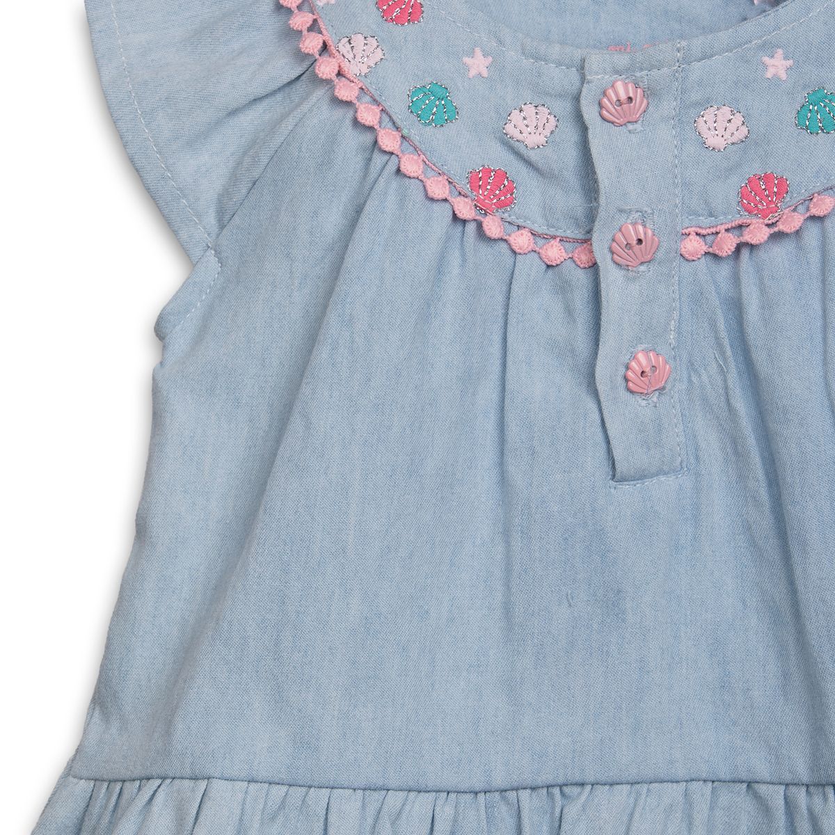 PILLIN - Mameluco Recién Nacido  Denim Pillin PVC215-25DEN