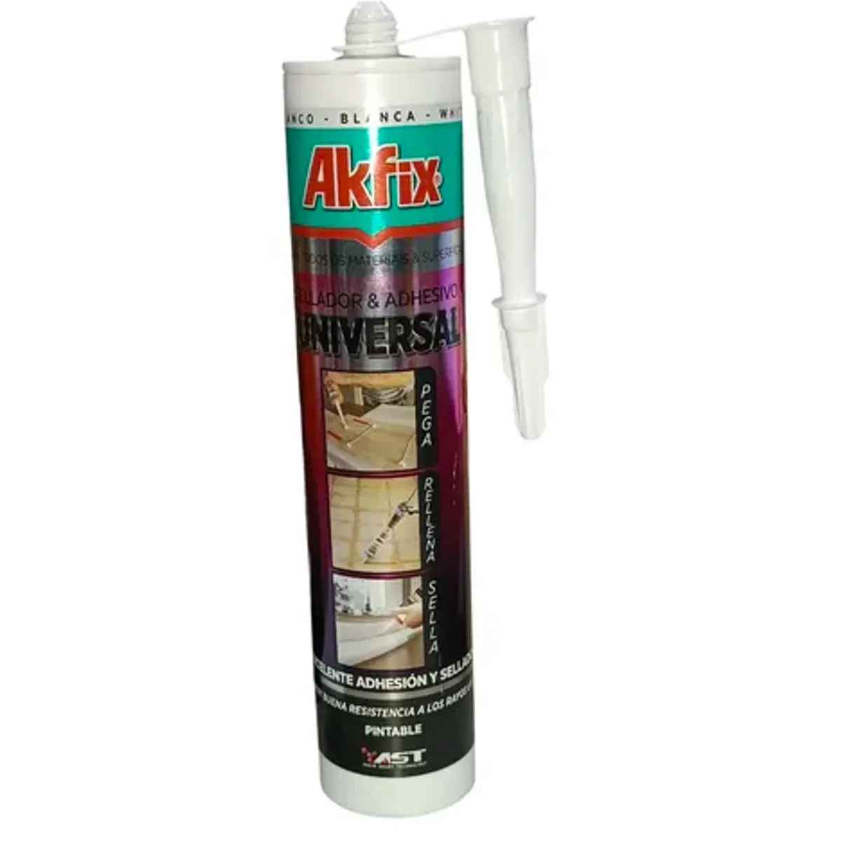 AKFIX - Sellador Y Adhesivo Hibrido MS Universal Akfix Tubo 290ml