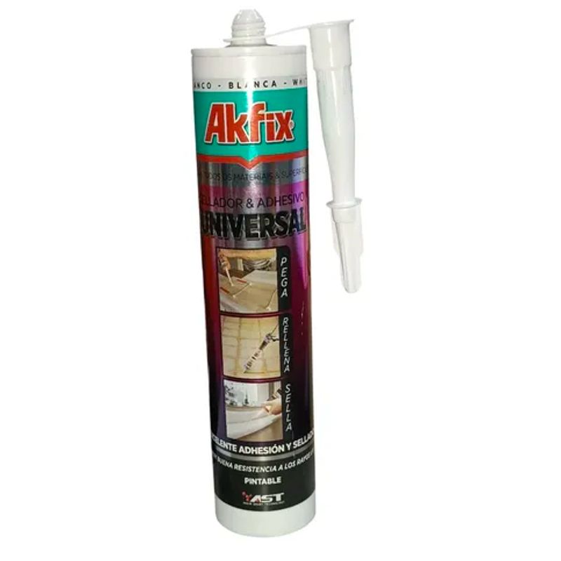 AKFIX - Sellador Y Adhesivo Hibrido MS Universal Akfix Tubo 290ml