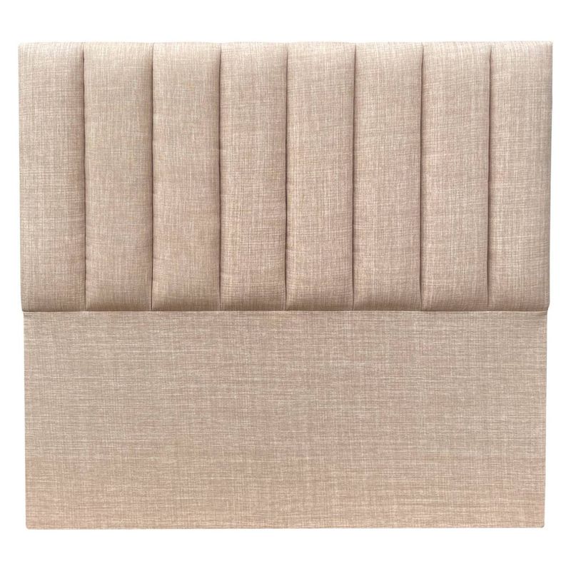 VINTAGE MOBEL - Respaldo de cama Tubular 2 plazas Lino Beige