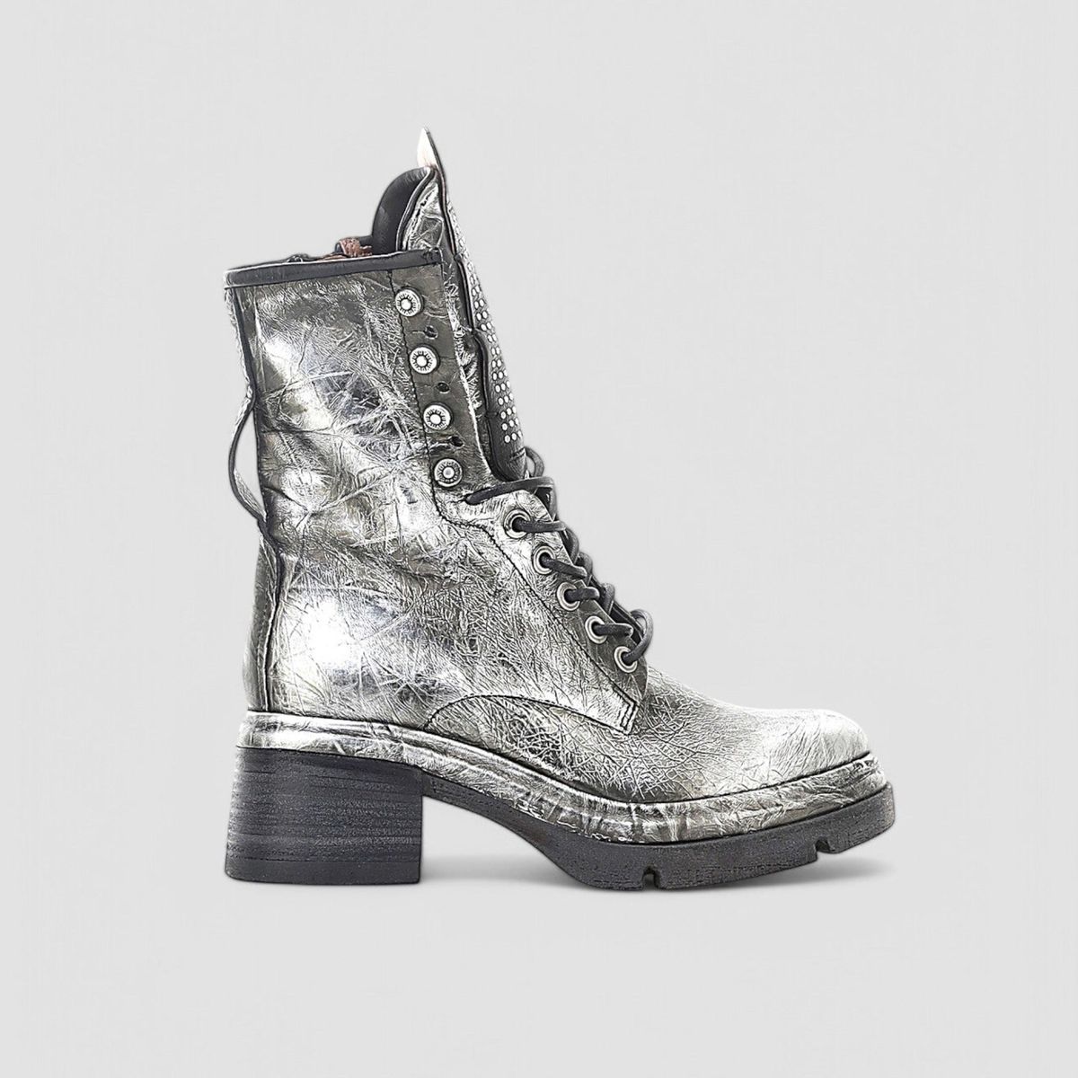 AS 98 - BOTIN MUJER EASY ARGENTO AS98
