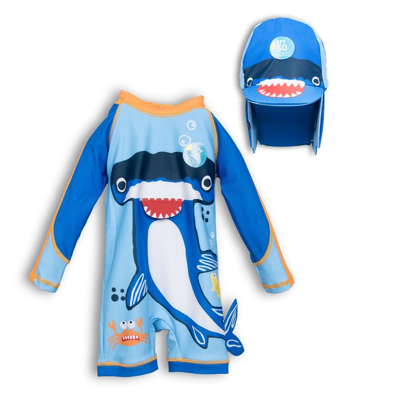 PILLIN - Traje de Baño Bebe  Celeste Pillin PVC852-25CEL