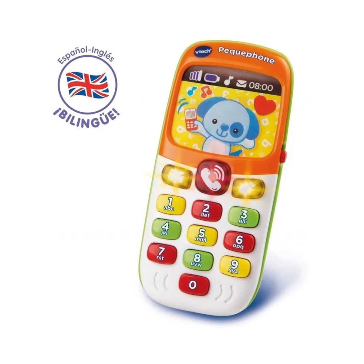 VTECH - Pequephone Bilingüe  Educativo Interactivo para Bebés