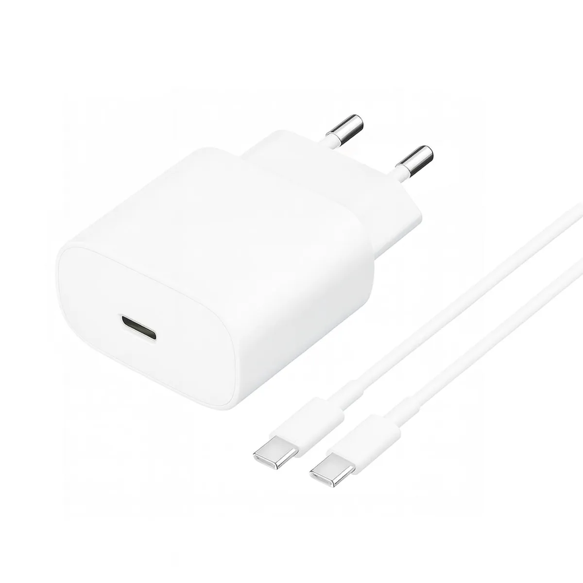 LEVO - Cargador Ultra Rápido 45W + Cable De Carga Rápida 1Mt LEVO - Blanco