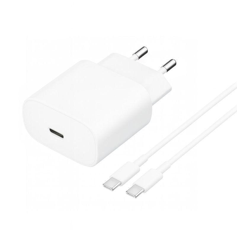 LEVO - Cargador Ultra Rápido 45W + Cable De Carga Rápida 1Mt LEVO - Blanco