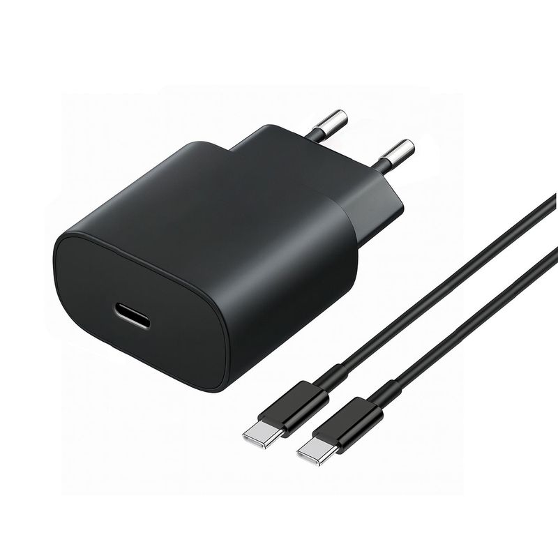 LEVO - Cargador Ultra Rápido 45W + Cable De Carga Rápida 1Mt LEVO - Negro