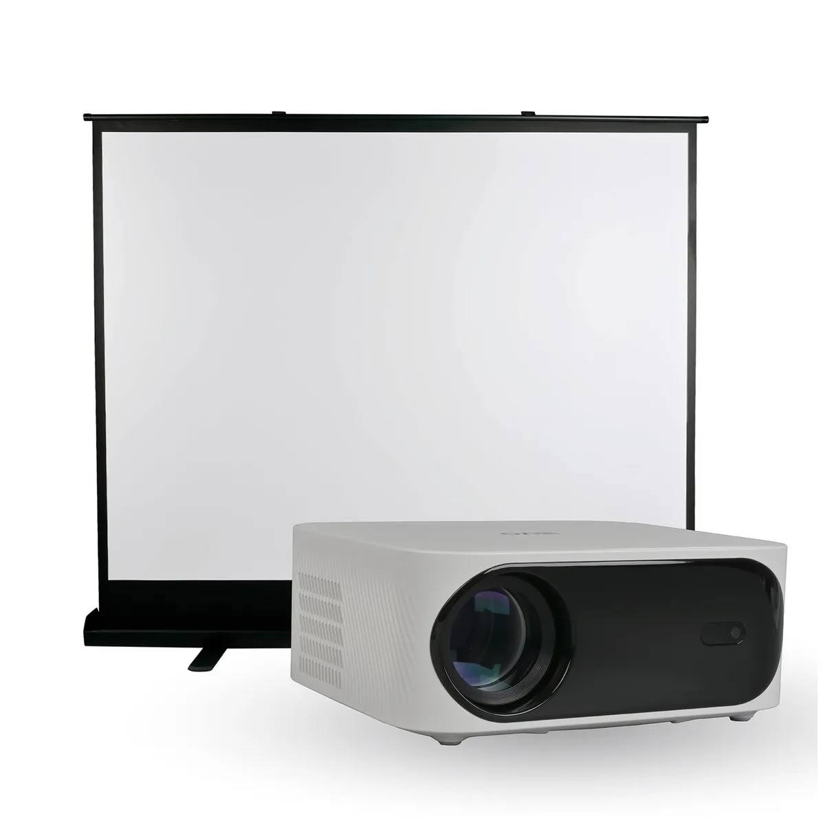 LEVO - Proyector Portátil Orion 12000lm + Telón Elevacion 100" LEVO