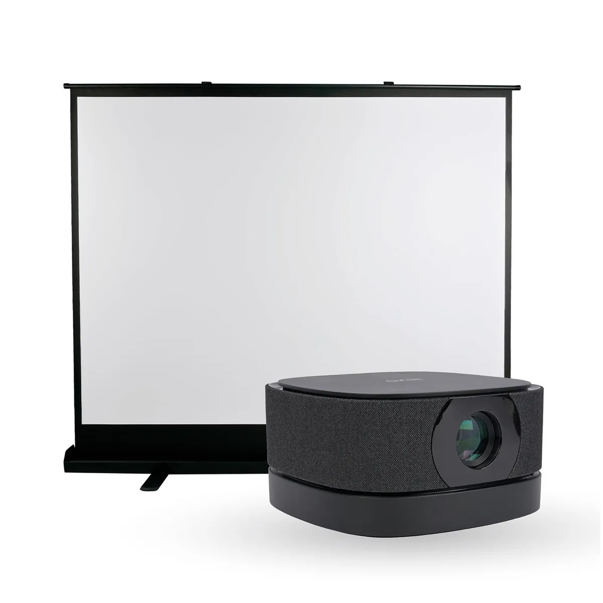 LEVO - Proyector Portátil Lumix 9000lm + Telón Elevacion 100" LEVO