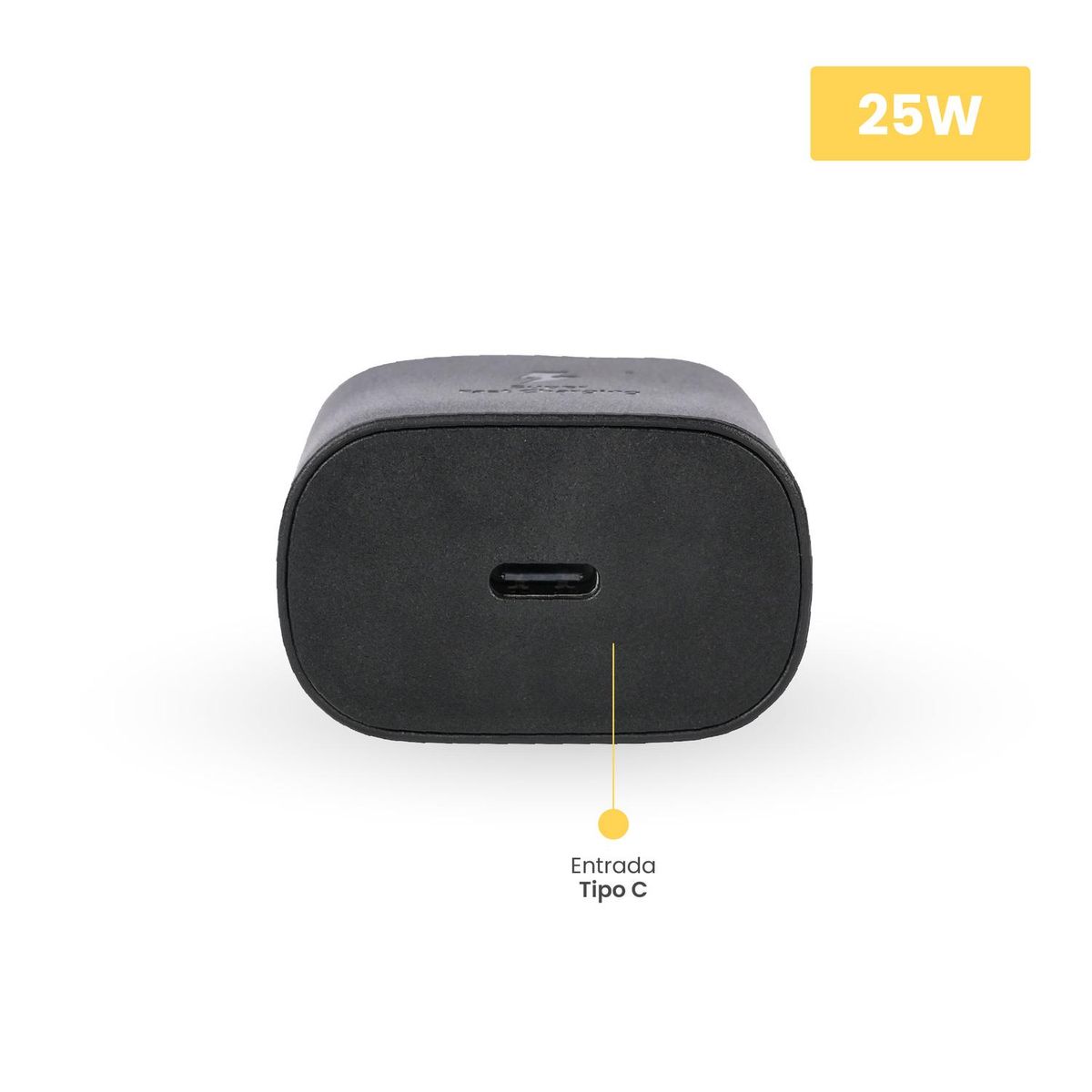 LEVO - Cargador Super Rápido 25W + Cable De Carga Rápida 1Mt LEVO - Negro