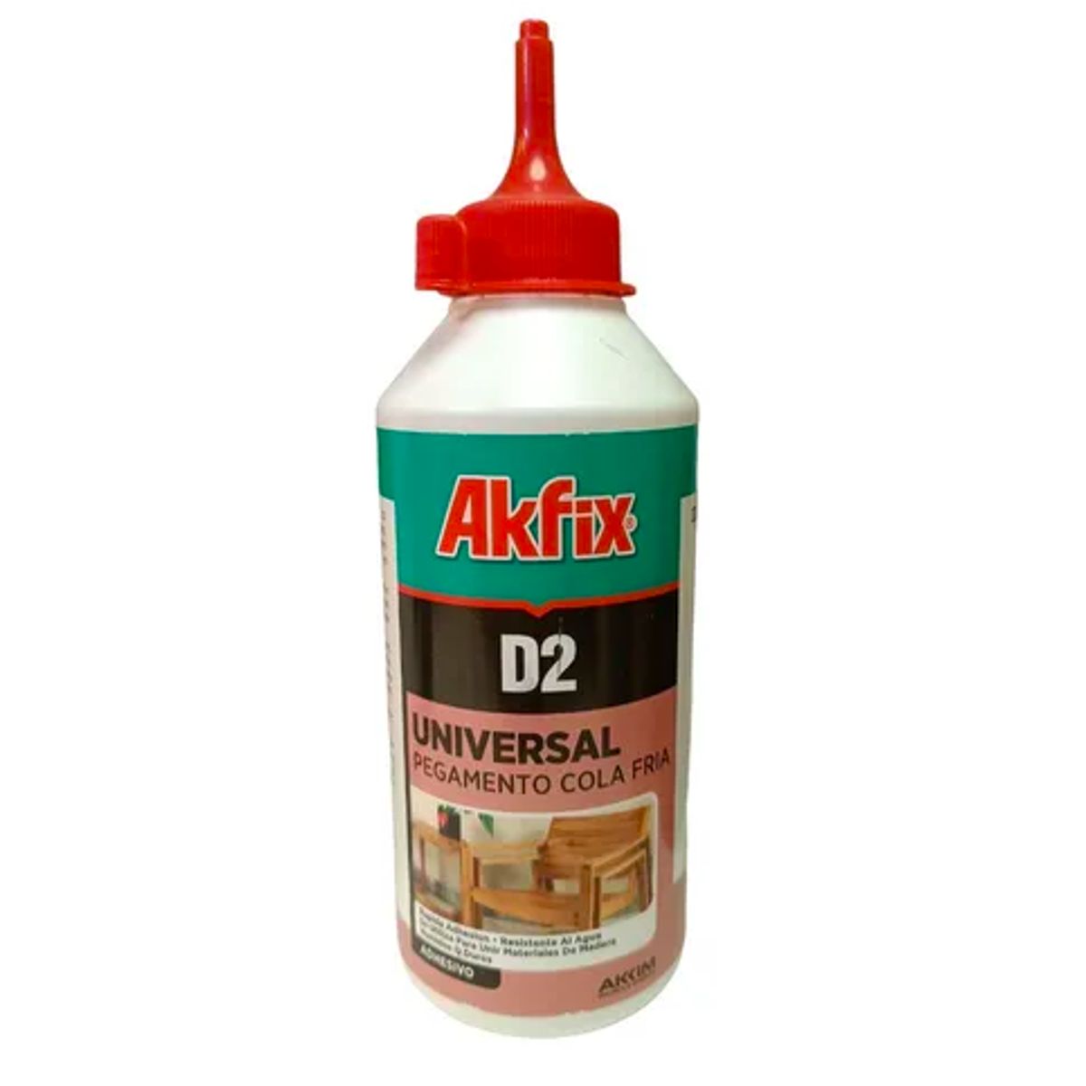 AKFIX - Cola Fría Universal Akfix D2 500g Adhesivo Madera