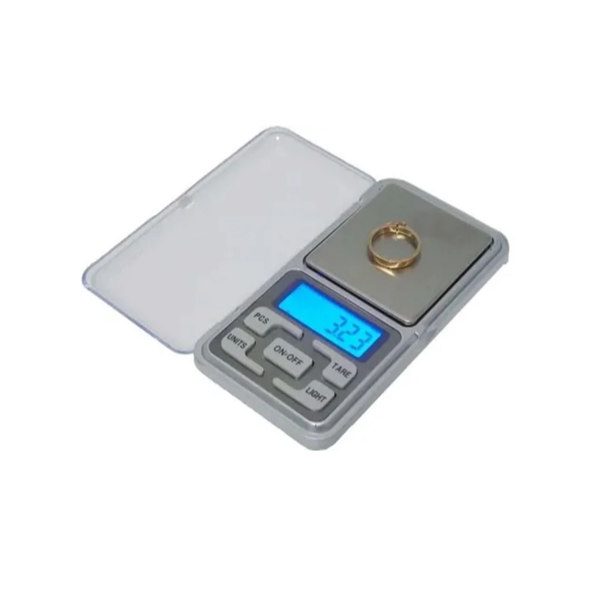 GENERICO - Pesa Gramera Balanza Digital Hasta 200 Gramos De Precisión Color Gris
