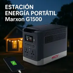 GENERICO - Estación de Energía Portátil MARXON G1500 1440Wh 1800W Solar Carga Rápida