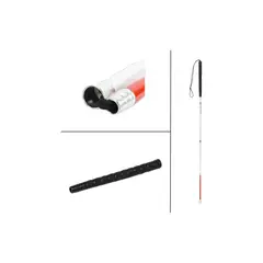 GENERICO - Baston Ambutech Para Ciegos Punta Giratoria 130 Cm