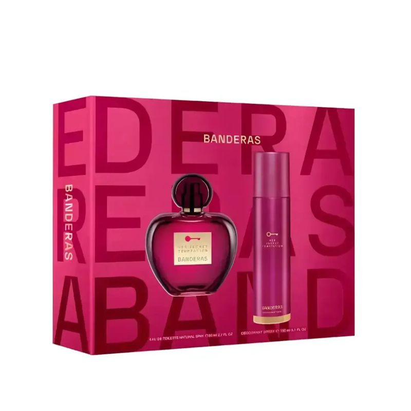 ANTONIO BANDERAS - ANTONIO BANDERAS HER SECRET TEMPTATION ESTUCHE EDT 80ML+DESO 150ML