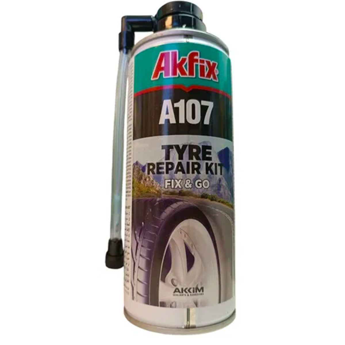 AKFIX - Kit Reparación Neumatico Akfix A107 Fix & Go 300ml