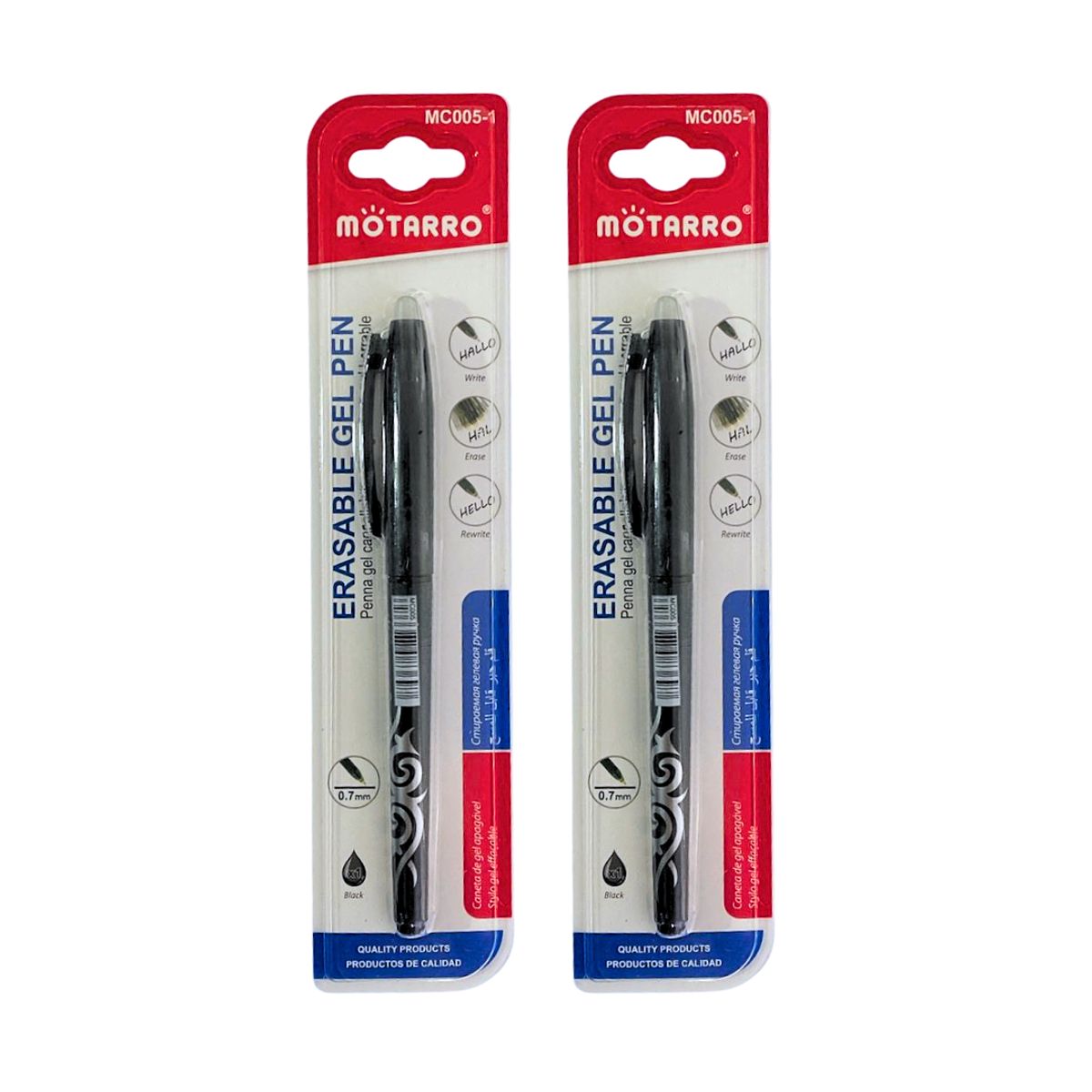 GENERICO - Lápices Borrables Mágicos Tinta Gel Set De 2