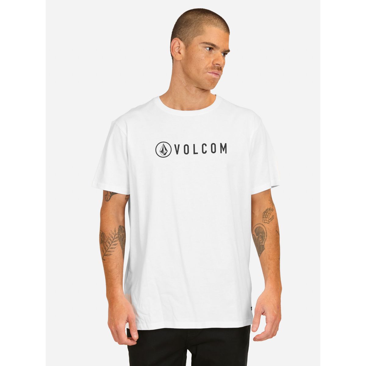 VOLCOM - Polera MC Header Blanco Hombre Volcom