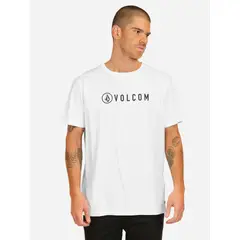 VOLCOM - Polera MC Header Blanco Hombre