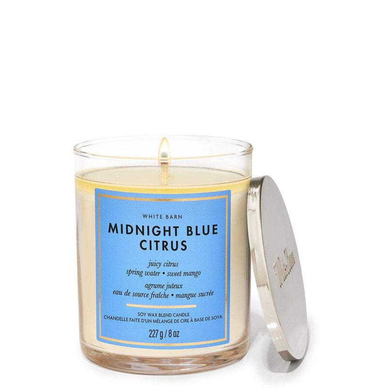 BATH & BODY WORKS - Vela Mediana Bath & Body Works Midnight Blue Citrus